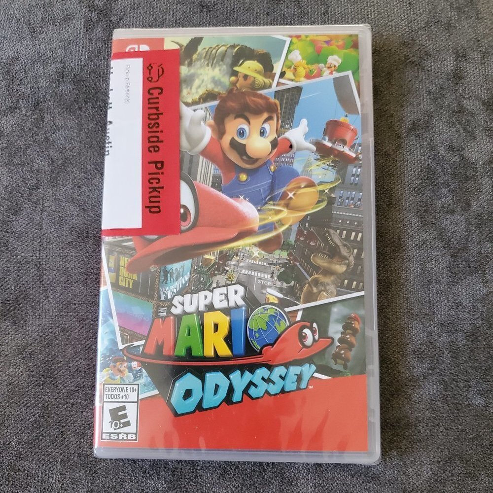 "Never opened Super Mario Odyssey" Games
